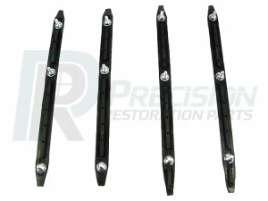 1968 Chevy Malibu 68 Chevelle Front &amp; Rear Bumper Guard Inserts (4pcs Set)