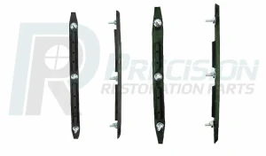 1969 Chevy Chevelle 69 Chevelle Front &amp; Rear Bumper Guard Inserts (4pcs Set)