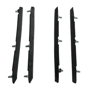 1971 Chevy Monte Carlo 70-72 Monte Carlo Front &amp; Rear Bumper Guard Inserts (4pcs Set)