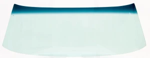 Windshield with Tint Band - Green Tint - 67-69 Camaro Firebird Convertible - Image 1 of 2