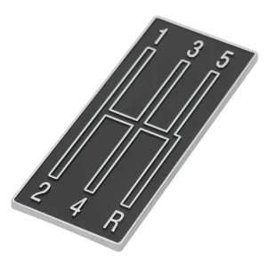 Console Shift Plate Emblem - 5 Speed - 68-69 Camaro - Image 2 of 6