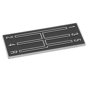 Console Shift Plate Emblem - 5 Speed - 68-69 Camaro - Image 3 of 6