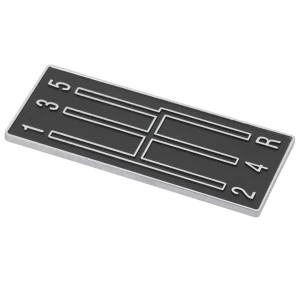 Console Shift Plate Emblem - 5 Speed - 68-69 Camaro - Image 6 of 6