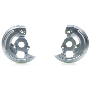 Disc Brake Backing Plates - Pair - 67-68 Camaro Firebird Chevelle El Camino - Image 3 of 4