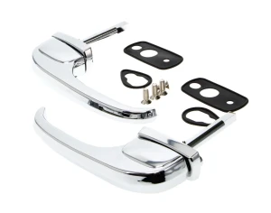 Outside Door Handle Set - Chrome - Pair - 47-51 Chevy GMC Pickup Truck Suburban - Image 3 of 3