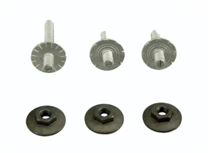 1968 Pontiac Trans Am Quarter Window Track Stud &amp; Nut Set - 67-69 Camaro Firebird