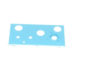 Fuel Oil Gauge Mount Plate - Blue - Front - 68-76 Chevy II Nova; 71-76 Ventura; 74 GTO - Image 3 of 4