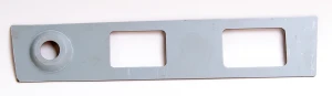 Wiper & Headlamp Switch Dash Plate with Defroster or Powertop - 69 Camaro - Image 3 of 3