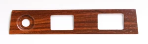 Wiper & Headlamp Switch Dash Plate with Defroster or Powertop - 69 Camaro - Image 1 of 3