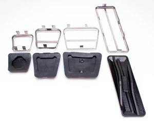 Pedal Pad Kit w/ Trim & Disc Brake Emblem - Manual - 72-81 Camaro; 73-74 Firebird - Image 3 of 4