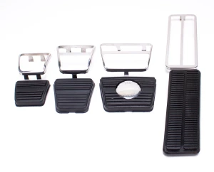 Pedal Pad Kit w/ Trim & Disc Brake Emblem - Manual - 72-81 Camaro; 73-74 Firebird - Image 2 of 4