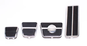 Pedal Pad Kit w/ Trim & Disc Brake Emblem - Manual - 72-81 Camaro; 73-74 Firebird - Image 1 of 4