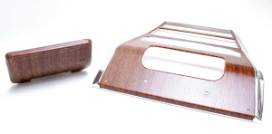 Center Dash Panel with AC & Ashtray Set - Walnut - 68 Camaro - Image 2 of 3