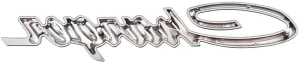 Emblem with Hardware "Charger" - 68 Charger Rear Panel; 69 Charger 500 Grille - Image 2 of 2