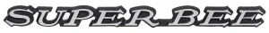 1972 Dodge Super Bee Fender Emblem - Super Bee - LH or RH - 71 Super Bee