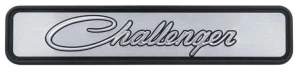 Dash Pad Emblem - "Challenger" Script - 71-74 Challenger - Image 1 of 2