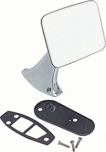 Outside Mirror - Assembly with Hardware - LH - 70-72 Chevy GMC Truck Blazer Jimmy Suburban - Image 1 of 2
