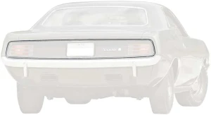 Rear Body Panel Moldings - 4 Piece Set - 70-71 Barracuda - Image 2 of 2