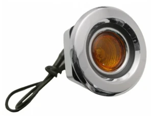 1968 Dodge Polara Front Side Marker Lamp Assembly - Amber - LH or RH - 68 Plymouth A Body and B-Body