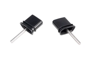 Outside Door Handle Push Button Kit - Black - 66-67 Dodge Plymouth B-Body - Image 3 of 3