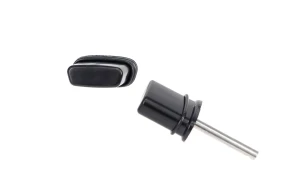 Outside Door Handle Push Button Kit - Black - 66-67 Dodge Plymouth B-Body - Image 2 of 3