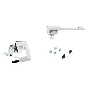 Exterior Door Handles - Inward and Outward - Chrome - Pair - 68-70 Dodge Plymouth B-Body - Image 6 of 7