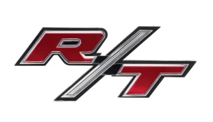 Hood Scoop Side Emblem - R/T with Mounting Studs - LH or RH - 70 Dodge Charger - Image 1 of 3