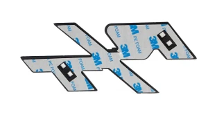 Hood Scoop Side Emblem - "R/T" w/o Mounting Studs - 70 Dodge Charger - Image 3 of 3