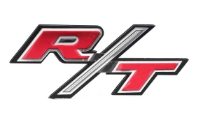 Hood Scoop Side Emblem - "R/T" w/o Mounting Studs - 70 Dodge Charger - Image 1 of 3
