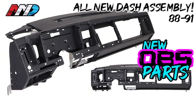 AMD unveils ALL NEW OBS Dash Assembly - 88-91 Chevy GMC OBS Trucks