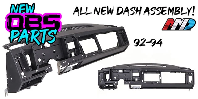 AMD unveils ALL NEW OBS Dash Assembly - 92-94 Chevy GMC OBS Trucks and SUV's!