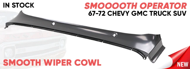 AMD's NEW Smooth Wiper Cowl for 67-72 Chevy GMC Trucks!