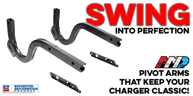 Revive Your 1968-1970 Dodge Charger with Premium Trunk Lid Hinge Pivot Arms