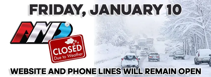 Temporary Closure on Friday, January 10