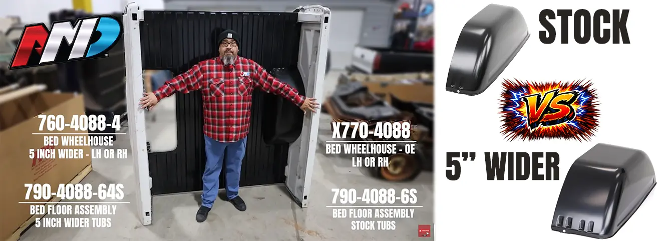 Premium OBS Bed Floor Assemblies for 1988–2000 Chevy & GMC Shortbed Trucks